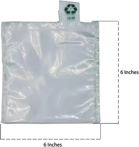 Vista 2 de Bolsas de aire de embalaje, Bolsas protectoras inflables de plástico transparente, Bolsas de embalaje inflables de aire, 50 piezas, 6 x 6 pulgadas