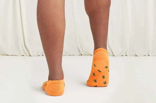 Vista 4 de MeUndies Calcetines tobilleros de algodón elástico - Tela exclusiva de Tienda