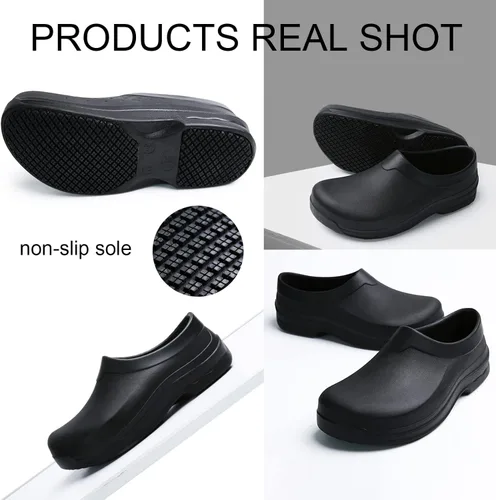 Vista 6 de LIPROFE Zapatos deslizantes para hombre, zuecos