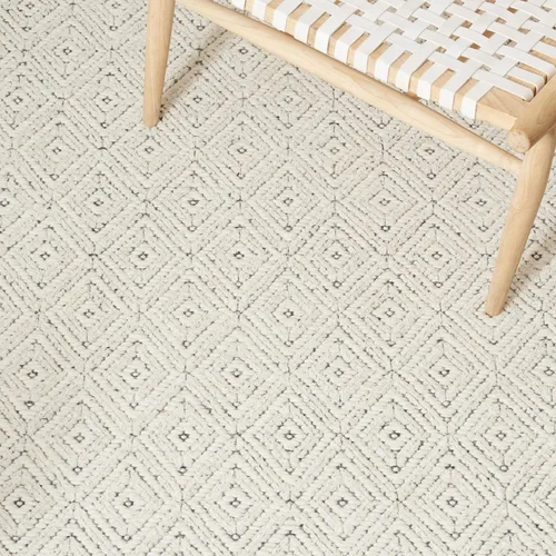 Vista 5 de Martha Stewart Collection by Safavieh MSR9605A - Alfombra decorativa de lana hecha a mano para entrada, sala de estar, vestíbulo, dormitorio, 3 x 5