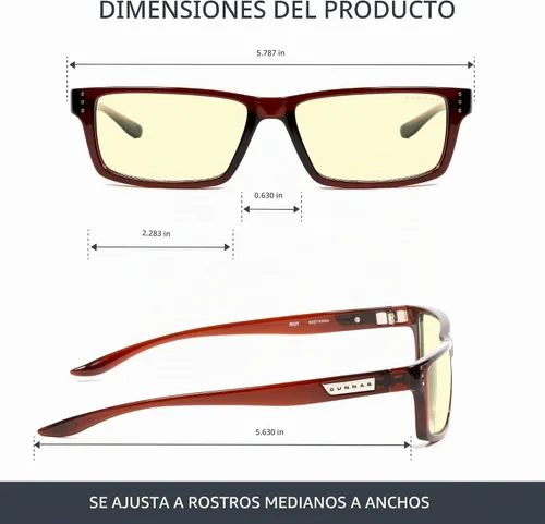 Vista 2 de GUNNAR - Gafas Premium para Juegos y Computadora - Bloquea la Luz Azul - Riot