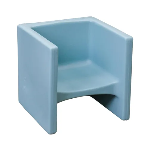 Vista 11 de Children's Factory Adapta-Bench, CF910-029 Azul, asientos flexibles para niños, aulas, muebles preescolares y de guardería, sillas para niños