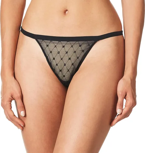 Vista 2 de DKNY Tanga de malla de monograma para mujer