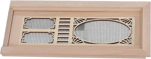 Vista 9 de 1:12 Mini modelo de muebles de casa de muñecas, puerta de pantalla para casa de muñecas, abedul para puertas de casa de muñecas DIY