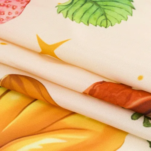 Vista 6 de HVEST Tapiz retro rojo de hongos para colgar en la pared, diseño floral rosa con fresa y mariposa en beige, tapiz para dormitorio, flores, plantas