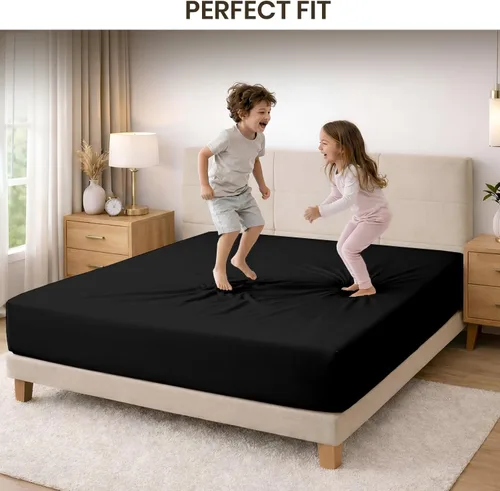 Vista 48 de SGI bedding 100% Egyptian Cotton 600 TC Twin Size Fitted Sheet Only Soft, Smooth Sateen Weave 15" inch Deep Pocket Fitted Bed Sheet - White
