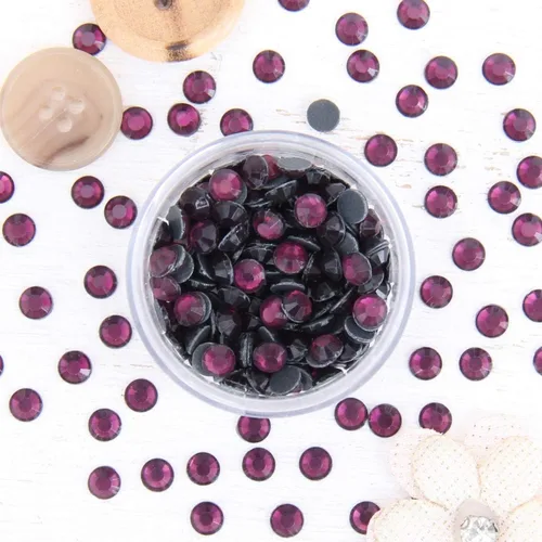 Vista 38 de Estrás para aplicar con calor - 6SS, 10SS, 16SS, 20SS, 30SS - 32 colores Iron-on hotfix rhinestones - add brilliant sparkle to apparel, denim