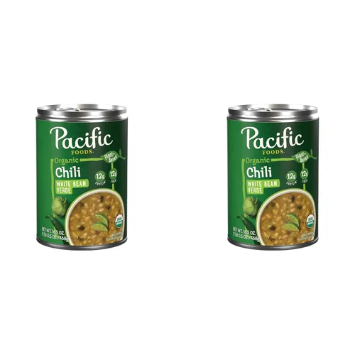 Vista 11 de Pacific Foods Organic Harvest - Chile de frijoles negros, a base de plantas, lata de 16.5 onzas (caja de 12)