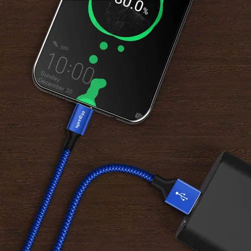 Vista 6 de etguuds Cable USB A a USB C, paquete de 5 (3/3/6/6/10 pies) de carga rápida tipo C Cable de carga USBC para iPhone 17 16 15 Pro Max Plus Air, Azul