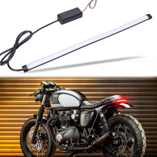 Vista 10 de Luz trasera de freno y funcionamiento de motocicleta de 12V 28 LED, luces de matrícula compatibles con motocicleta Cruiser, ATV, Banshee Warrior YFZ