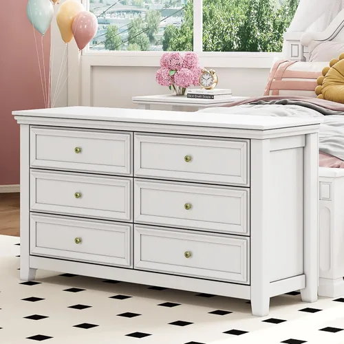 Vista 9 de BOSHIRO Cómoda de granja de 3 cajones para dormitorio - 31.5" de ancho 3 cajones de almacenamiento como mesita de noche o cómoda de pie