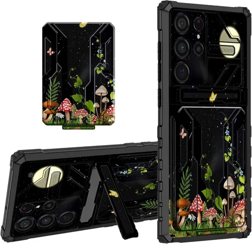 Vista 29 de Funda para teléfono Samsung Galaxy A03S Galaxy A03S Funda tipo cartera con tarjetero y soporte de doble capa de PC duro TPU suave cubierta