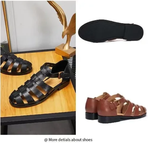 Vista 5 de Sandalias de pescador europeas y amenricanas para hombre, zapatos de pescador transpirables Baotou.