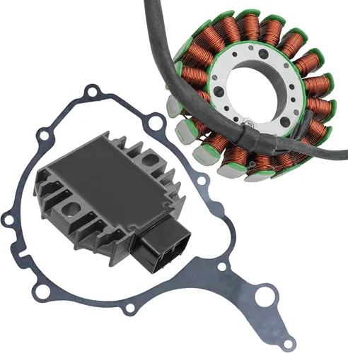 Vista 4 de Caltric Junta rectificadora de regulador de estator compatible con Yamaha Raptor 250 Yfm250R Yfm 250R 2008-2013