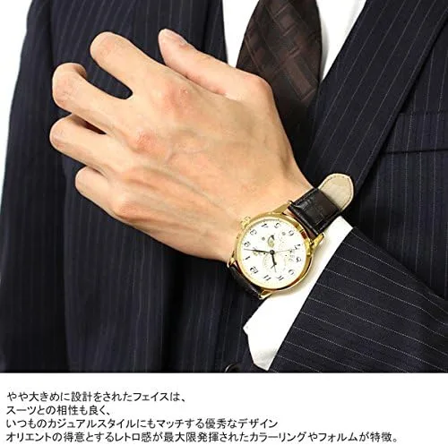 Vista 5 de Orient Reloj clásico automático para hombre RAAK0002S, PVD oro, Classic