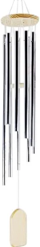 Vista 7 de MIFXIN Campanillas de viento exteriores de 9 tubos, campanillas de viento de metal, regalo conmemorativo, decoración interior al aire libre
