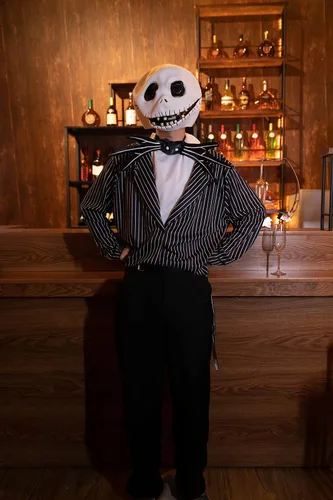 Vista 11 de Disfraz de Halloween para adultos de Jack Skellington Multi