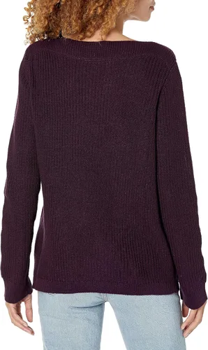 Vista 2 de Tommy Hilfiger Suéter diario con cuello barco para mujer