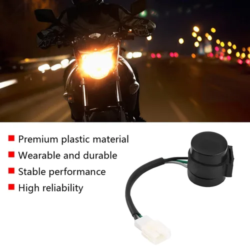 Vista 5 de Relé intermitente Qii lu, señal de giro de 3 pines, automático, para motocicletas GY6, scooters, ciclomotor, ATV