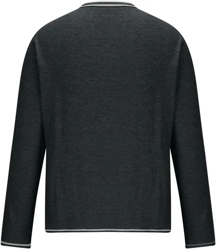 Vista 3 de Mens Big and Tall Long Sleeve Shirts Casual Stylish Button Up T Shirt Slim Fit Solid Work Pullover Trendy Clothes
