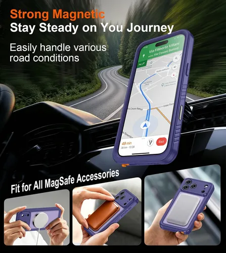Vista 129 de Temdan - Funda impermeable diseñada para iPhone 12, protector de pantalla y cámara integrado IP68 bajo el agua, cuerpo completo, a prueba de caídas
