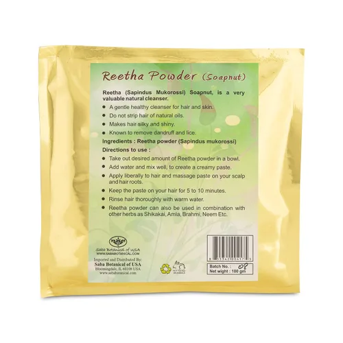 Vista 2 de Reetha/Aritha(jabón) Polvo 3.53 oz