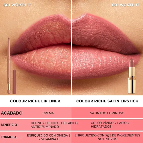 Vista 6 de L'Oréal Paris Color Riche Lip Liner Toffee To Be