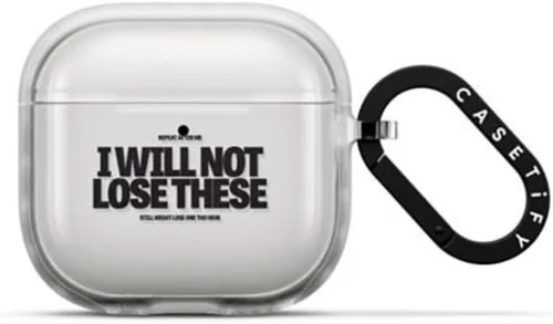 Vista 72 de CASETiFY Impact Airpods Pro (1ª/2ª) - Funda con anillo, color negro