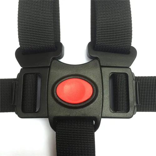 Vista 3 de ZARPMA Cinturón de arnés de 5 puntos para bebé, correa ajustable de 1.0 in de ancho para cochecito, silla de paseo para silla alta para niños