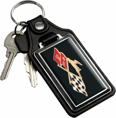 Vista 27 de Brotherhood Car Key Chain for Impala - Classic Models Keychain for Men and Oro olímpico - Guión de 1969