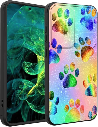Vista 341 de Funda para Galaxy A16 5G con cubierta para cámara deslizante, resistente de doble capa, híbrida, a prueba de golpes, funda protectora resistente