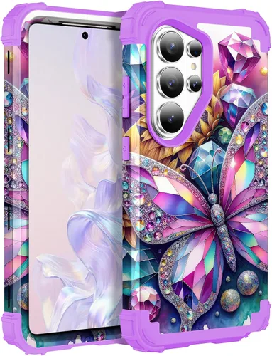 Vista 10 de Hocase Funda para Samsung Galaxy S26 Ultra, mandala beige