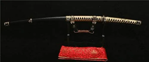 Vista 3 de 41' 1095 arcilla de acero de carbono templó japonesa samurai Katana Full Tang Sharp