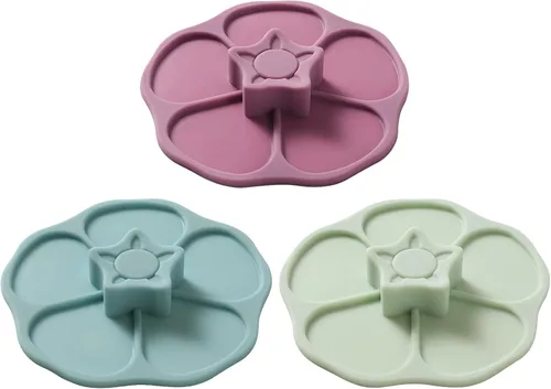 Vista 10 de Tapas de silicona (juego de 3), tapas de silicona multicolor Tapa de 3