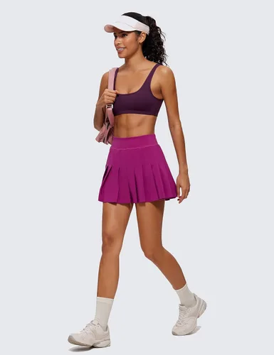 Vista 3 de CRZ YOGA Butterluxe - Mini brasier para mujer, cuello redondo, de bajo impacto, sin varillas, brasier deportivo con relleno para yoga y entrenamiento