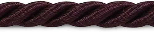 Vista 5 de Expo International Wanda - Borde de cable trenzado, 20 yardas/3/16, gris Arándano