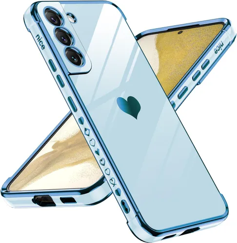Vista 82 de LeYi Funda para Motorola-G 2025: Love Heart Plating Luxury, Negro