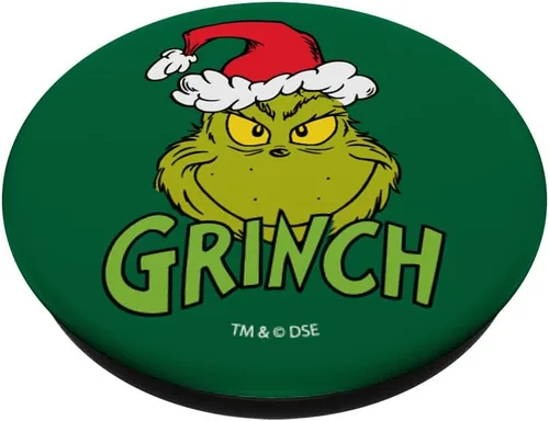 Vista 2 de Dr. Seuss Grinch PopSockets Adhesivo PopGrip