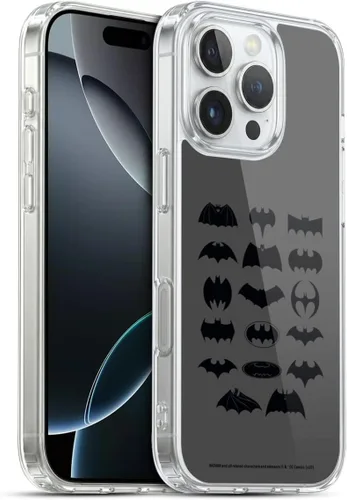 Vista 256 de Head Case Designs Funda de gel con licencia oficial de Batman DC Comics Bat Signal Logos [protección de grado militar] compatible con Apple iPhone 7