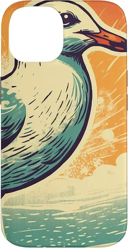 Vista 4 de iPhone 16 Retro Seagull Case