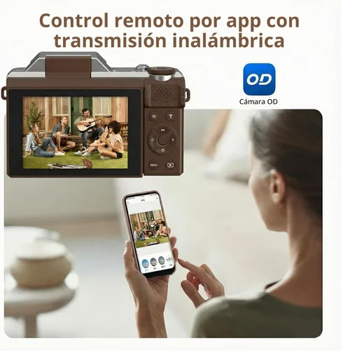 Vista 6 de ORDRO Cámara digital 4K para niños, adolescentes principiantes