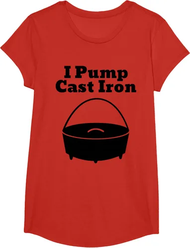 Vista 37 de I Pump - Camiseta de hierro fundido para cocinar al horno holandés