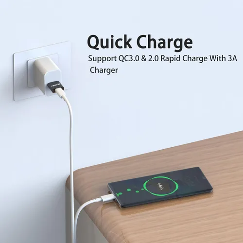 Vista 5 de Paquete de 4 adaptadores USB a USB C, cargador USB C hembra a A macho tipo C compatible con Apple MagSafe, iPhone 11, 12, 13, 14 Pro Max, Samsung