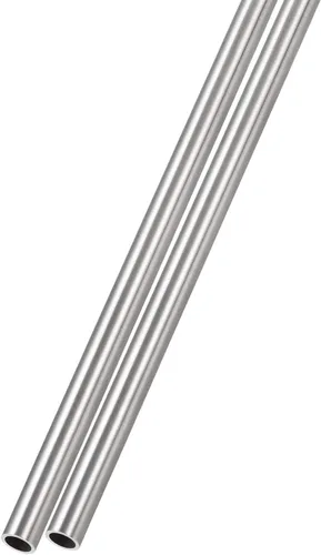 Vista 6 de METALLIXITY Tubo de acero inoxidable 316 (0.039 in de diámetro exterior x 0.006 in de pared T x 9.843 in de largo), 2 piezas, tubo recto