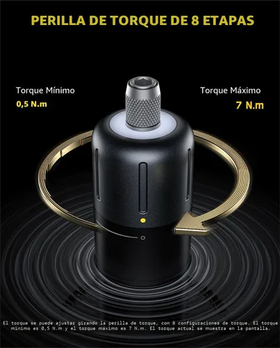 Vista 5 de Fanttik S1 APEX Destornillador Eléctrico, Destornillador de Mango Pivotante, Máx 7N.m Alto Torque, 2 Opciones de Velocidad, 1/4'' Hex, Interacción