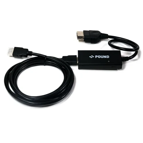 Vista 2 de POUND HD Link Cable for Original Xbox - Compatible with All Modern TVs HDMI Cable for HD Video Quality and 480i720p Resolution On Xbox Classic