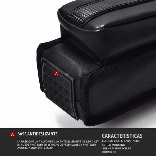 Vista 5 de Collapsar Estuche rígido para taco de piscina 2X2 Nylon/Polipiel Billar Sitck