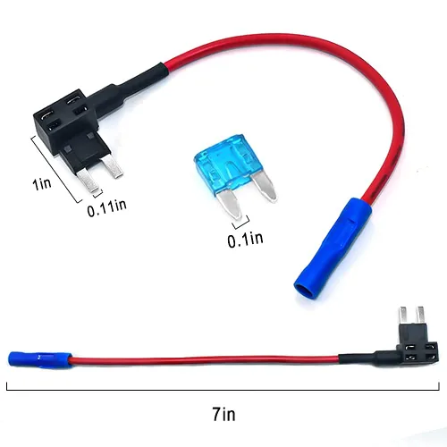 Vista 5 de MCIGICM Paquete de 10 adaptadores TAP de fusible de 12 V para agregar un circuito