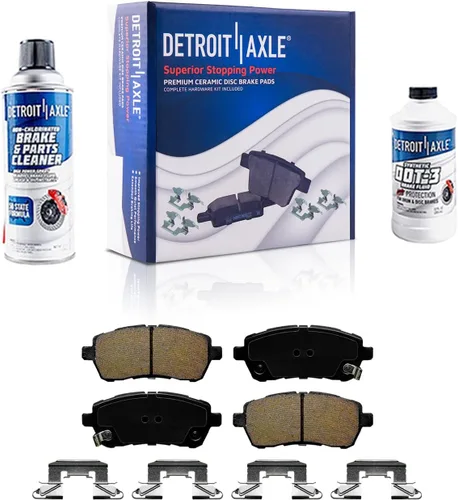 Vista 51 de Detroit Axle - Pastillas de Freno Delantero Izquierdo Reemplazo de Pinza de Disco para Ford Fusion Mazda 6 Lincoln MKZ Mercury Milan 2006-2012