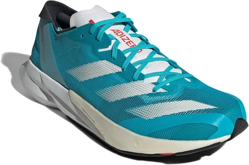 Vista 4 de adidas Adizero Adios 8 CianBlancoRojo Brillante 14 D (M), Cian LucidoBlancoRojo Brillante